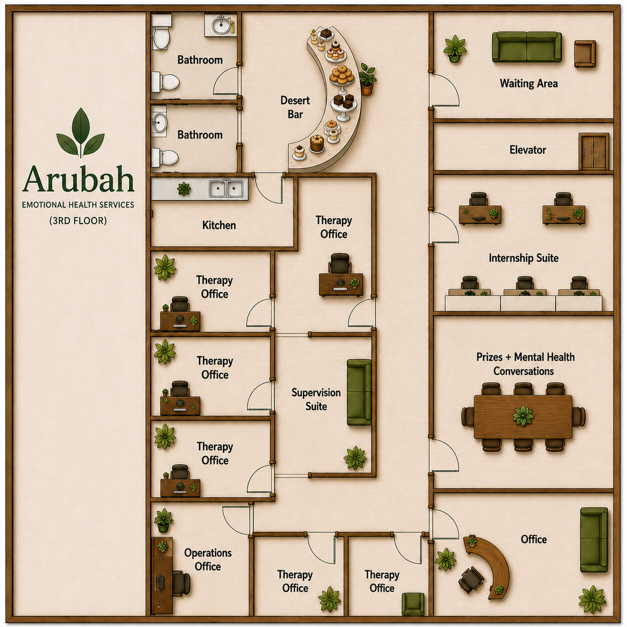 Arubah (3rd Floor) Map